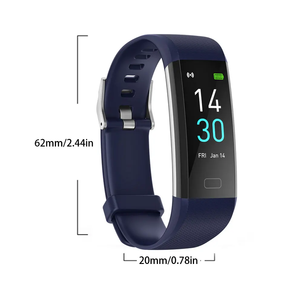 

New Hot S5 Men 's and Women Smart Watch Fitness Tracker Bracelet Temperature Heart Rate Sleep Ip68 Waterproof Smart Bracelet