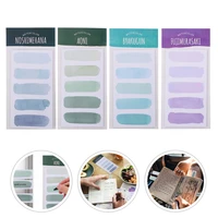 4 sets of adhesive notes sticky memo pads fashion notepads stickers