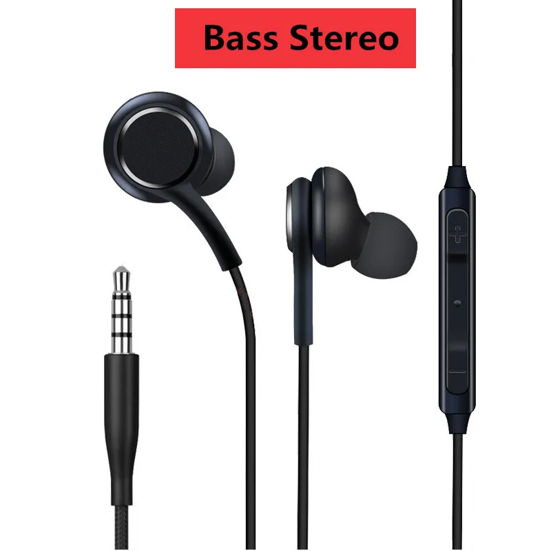 Высокое качество 3 5 мм Проводные бас стерео наушники в ухо спортивные