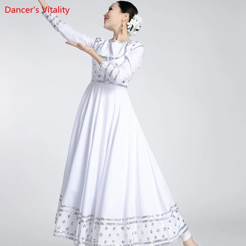 Индийская танцевальная одежда Kathak Женская юбка и жилет большого размера из