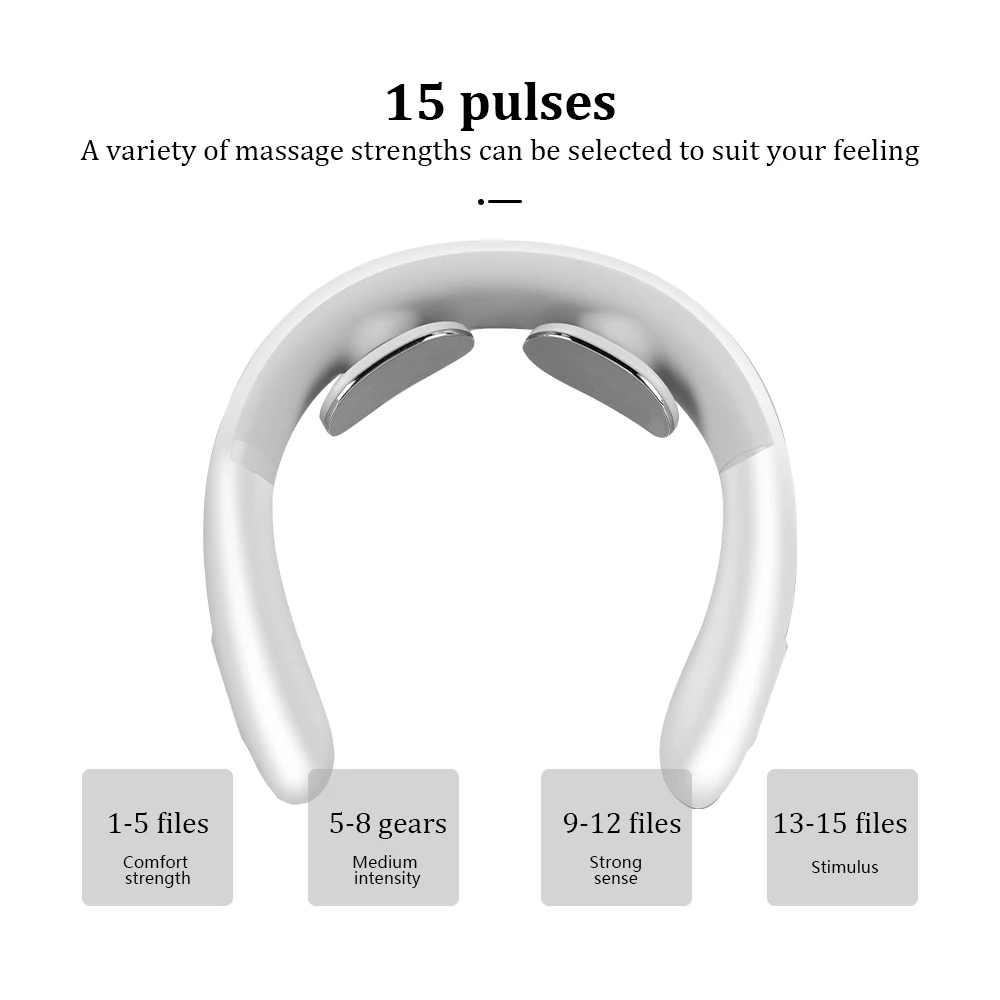 Интеллектуальный массажер для шеи и спины Электрический Импульсный