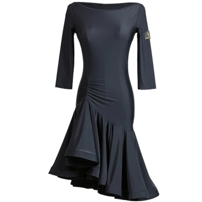 Женское платье для латиноамериканских танцев Современная юбка с длинными