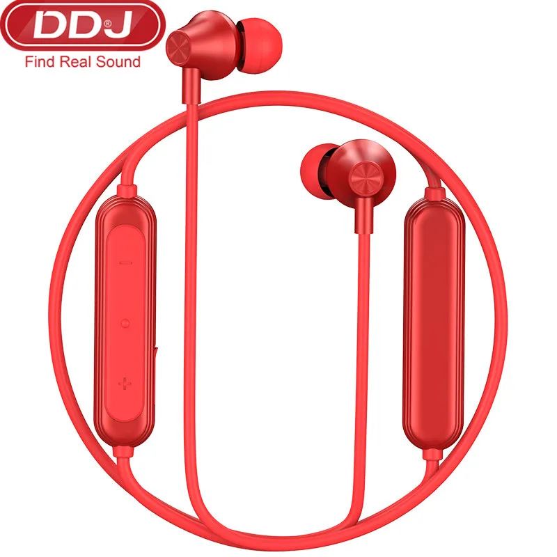 DDJ Bluetooth 5 0 Беспроводные наушники с магнитной горловиной спортивные игровые