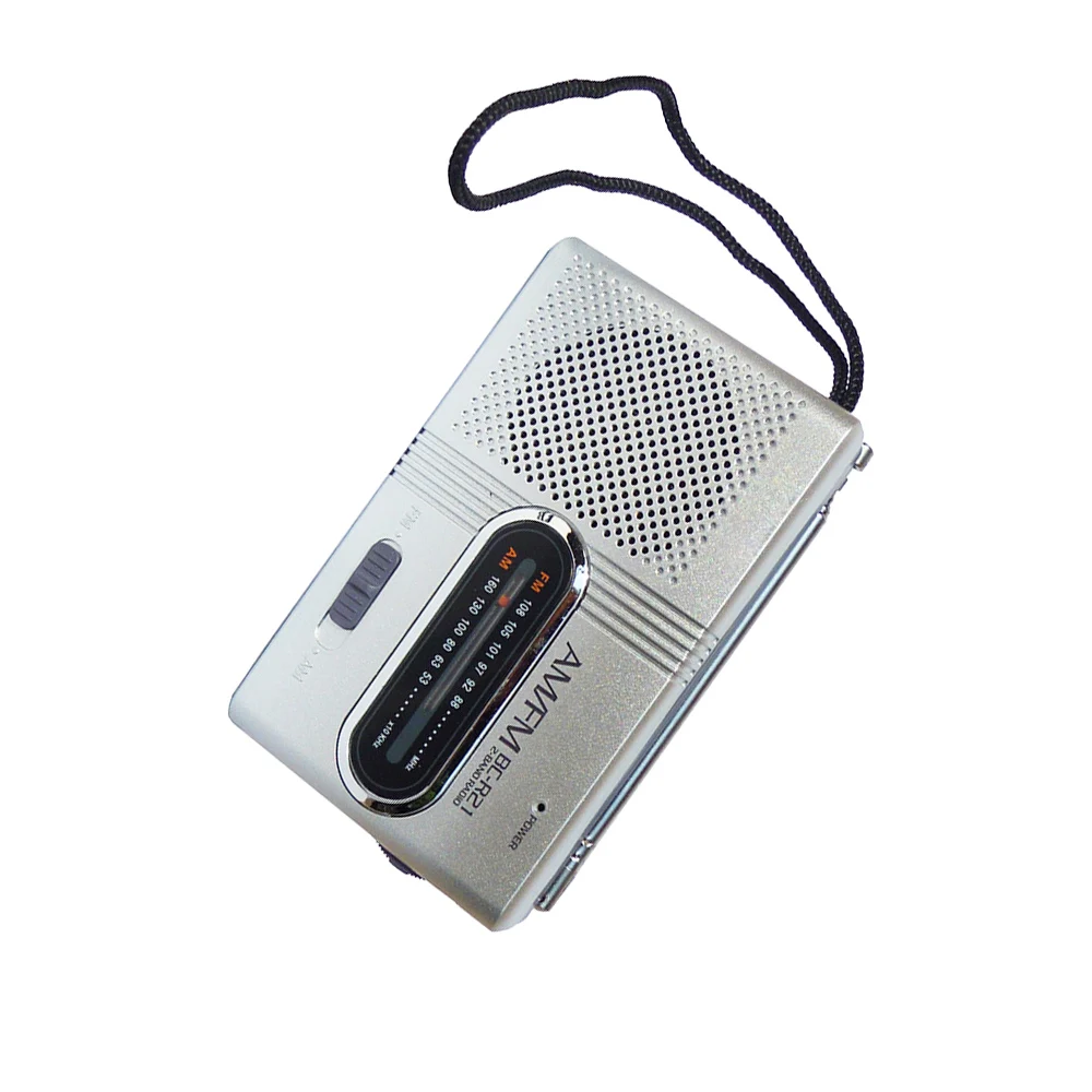 Портативный AM FM-радиоприемник стерео динамик s телескопическая антенна Радио