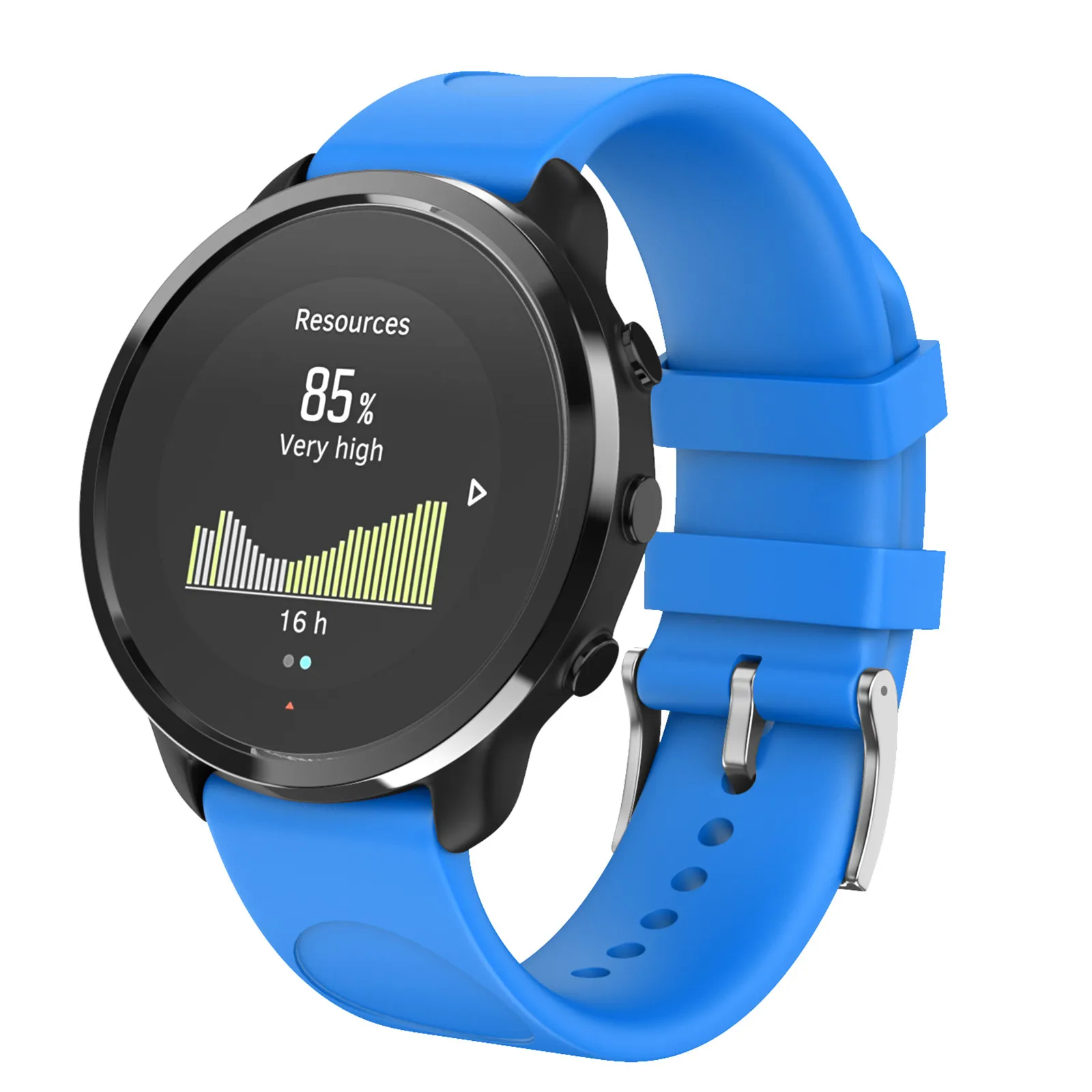 

20mm Silicone Watchband with Circle Round Pattern for Suunto 3 Fitness Watch Band Bracelet Wristband Strap for Suunto 3 Fitness