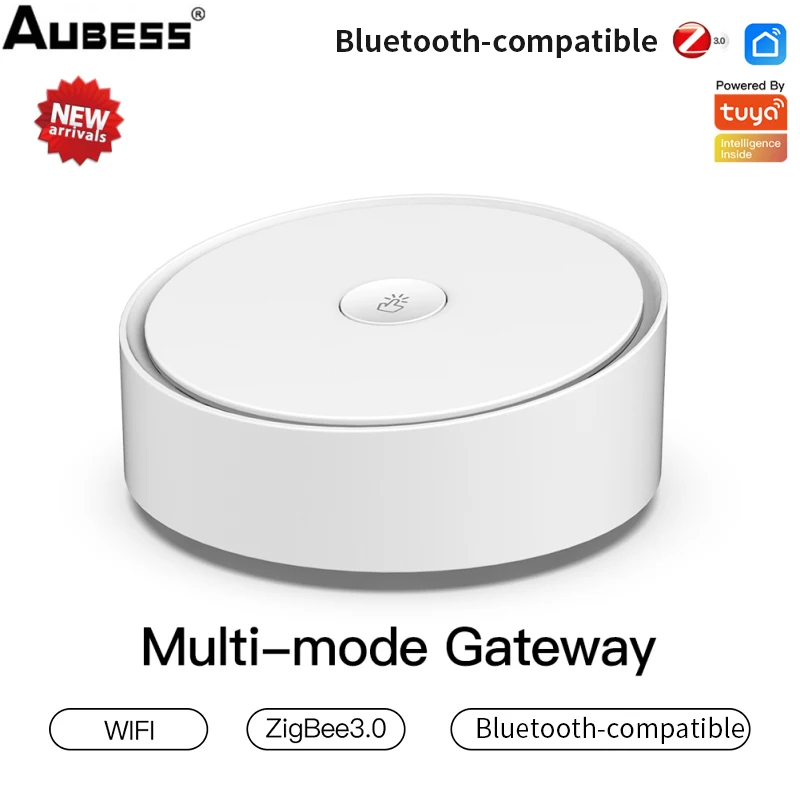 

Tuya ZigBee Smart Gateway Multi-mode ZigBee Bluetoot Mesh Hub Work With Tuya Smart Life App Voice Control Via Alexa Google Home