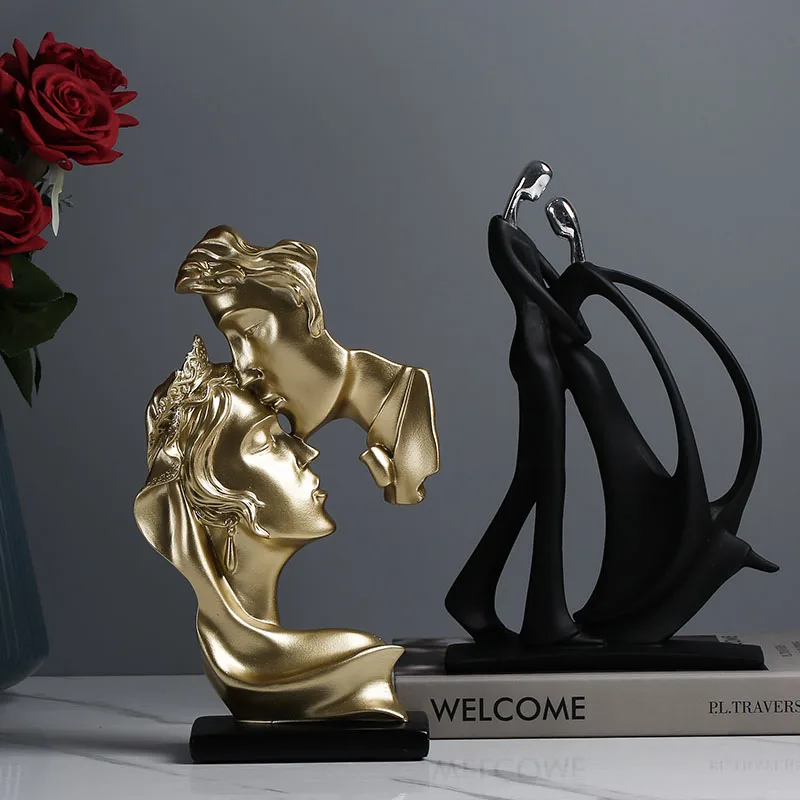 

Modern Minimalist Sculpture Abstract Art Ornaments Home Decoration Wine Cabinet Living Room TV Cabinet Ornaments Resin Crafts