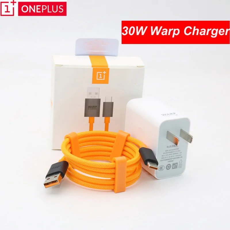 Oneplus 7t pro Warp Зарядное устройство оригинальный 30 Вт тире зарядный адаптер 6A Тип usb-C