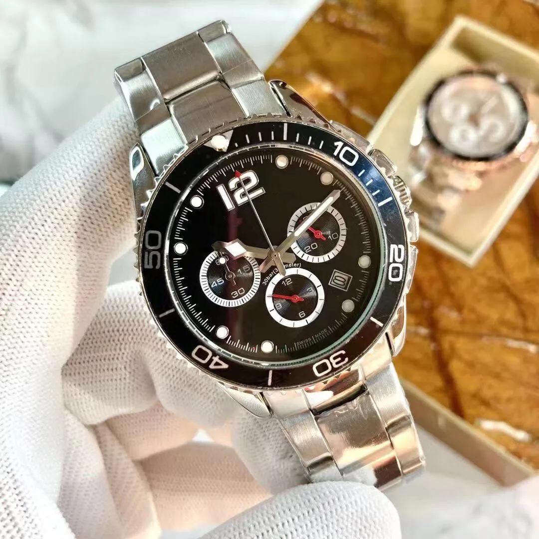 

Fashion Luxury Brand Men's Watch Quartz Wristwatch Stainless Steel Waterproof Date Relogio Masculino