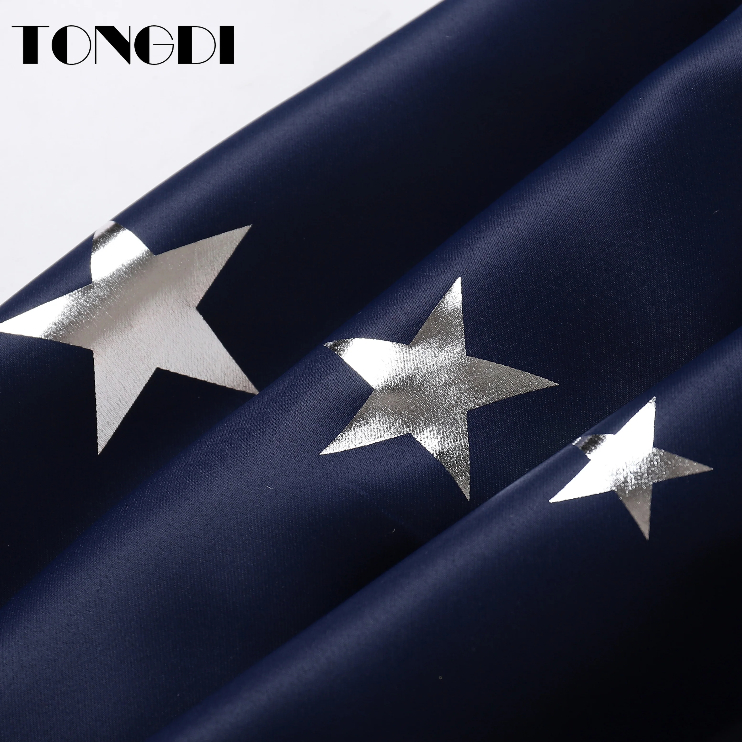 Блестящие шторы TONGDI с серебряными звездами шумоподавлением оконная панель