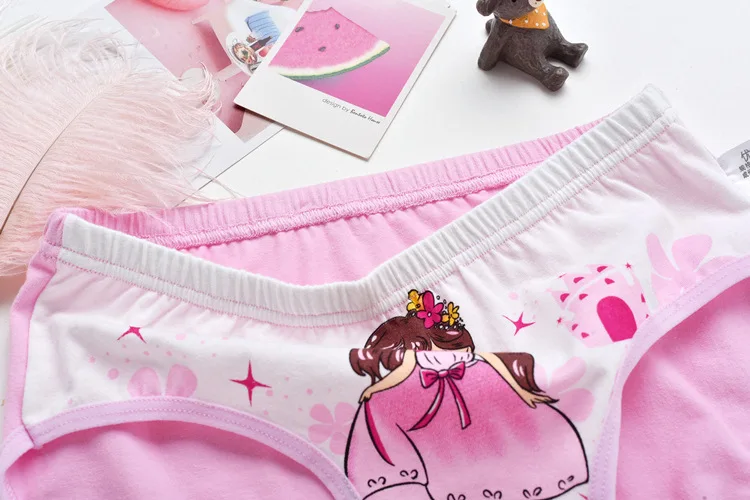 (2 шт./партия) Нижнее белье для девочек хлопковые детские шорты трусики девушек