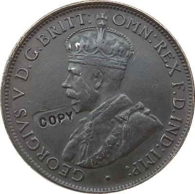 

Реплика 1911-1923 13 монеты Австралия один полпенни копия монет 100% Копер