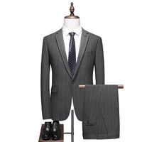 autumn and winter men%e2%80%99s classic suit two piece business casual men%e2%80%99s suit fashion jacket handsome trousers men%e2%80%99s wedding dress