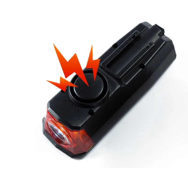 Звуковой сигнал на солнечных батареях USB Перезаряжаемые 4 режима велосипедный