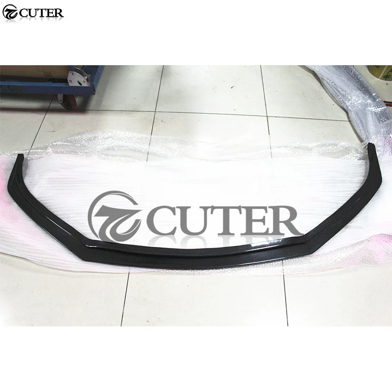 Автомобильный передний бампер из углеродного волокна спойлер для бампера Scirocco r