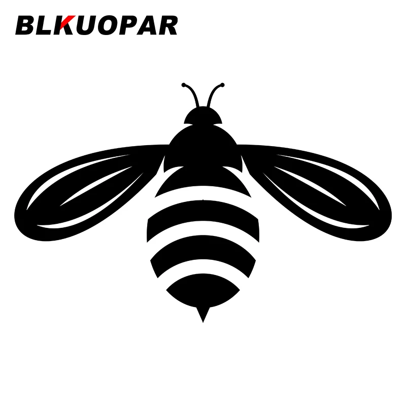 

Автомобильная наклейка BLKUOPAR для силуэта пчелы, индивидуальная устойчивая к царапинам наклейка, водонепроницаемое лобовое стекло для ноутб...