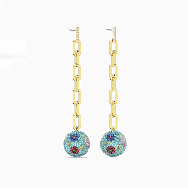 

Beautiful Lucky Flowers Blue For The Bride Design Women Jewelry Sets Romantic Birthday Gift