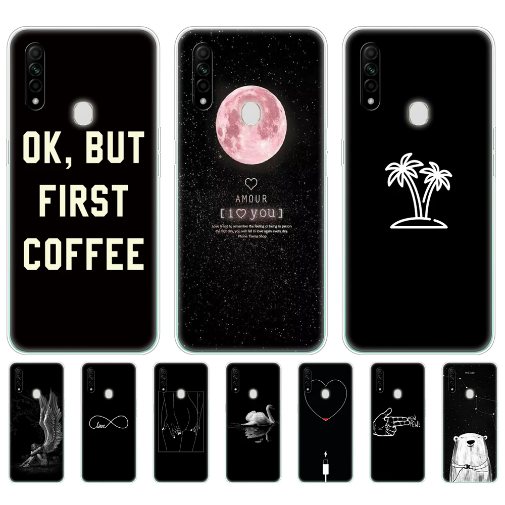 Силиконовый чехол для OPPO A31 мягкий из ТПУ Oppo A 31 2020 OppoA31 CPH2015 6 5 дюйма защитный