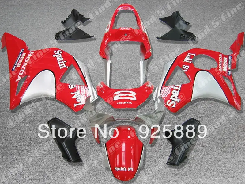 

Pre-drilled red silver black for HONDA CBR900RR 02 03 CBR954 02-03 2002-2003 954 2002 2003 ABS bodywork & windscreen e09003009
