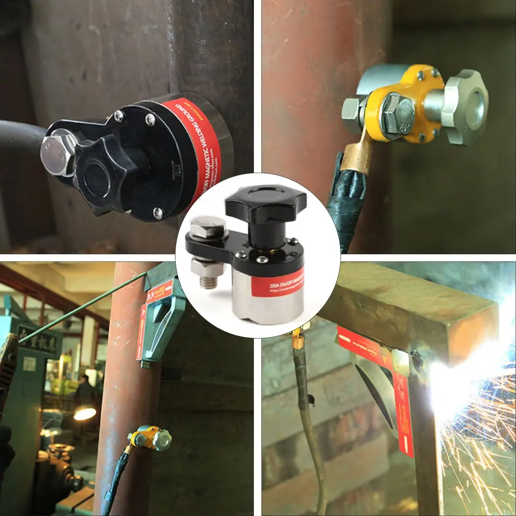 ВКЛ/ВЫКЛ Магнитный сварочный Заземляющий зажим редкоземельный переключаемый