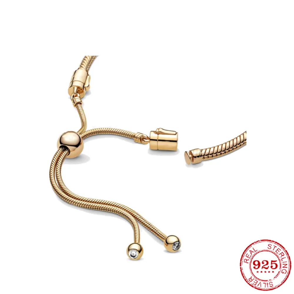 

Fit Original Pan charms bracelet beads S925 sterling silver Hot women's classic bracelet female popular jewelry girlfriend gift