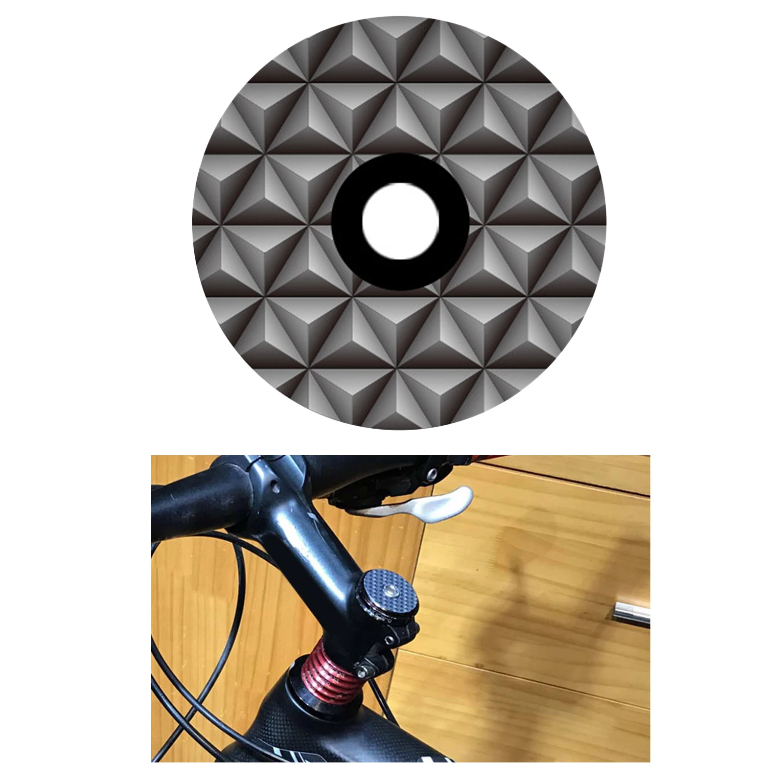 

Titanium Alloy Headset Stem Top Cap 1-1/8" MTB Commuting Road Bike Stem Cover,