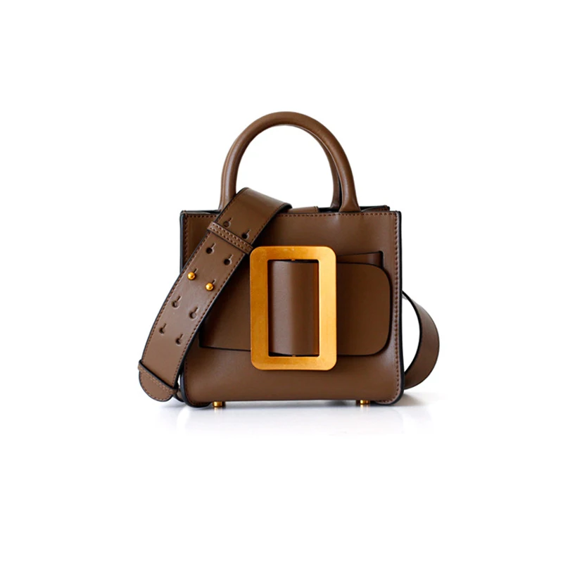 Брендовая дизайнерская большая металлическая сумка ведро женская наплечная из