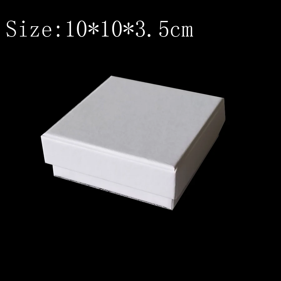 Белая коробка для ювелирных изделий бесплатная доставка оптовая продажа 30