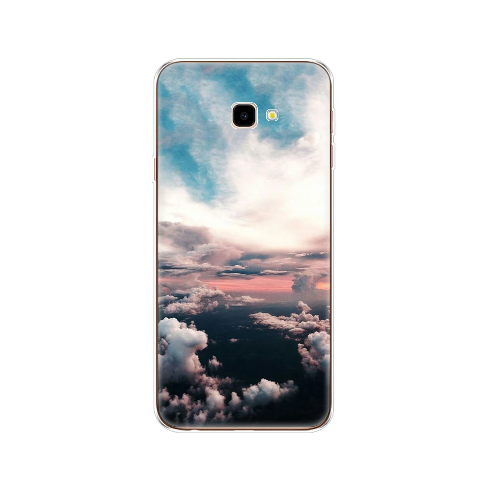 Силиконовый чехол для Samsung J4 Plus мягкий из ТПУ с принтом Prime sm j415 Capas J4Plus 2018|Бамперы| |