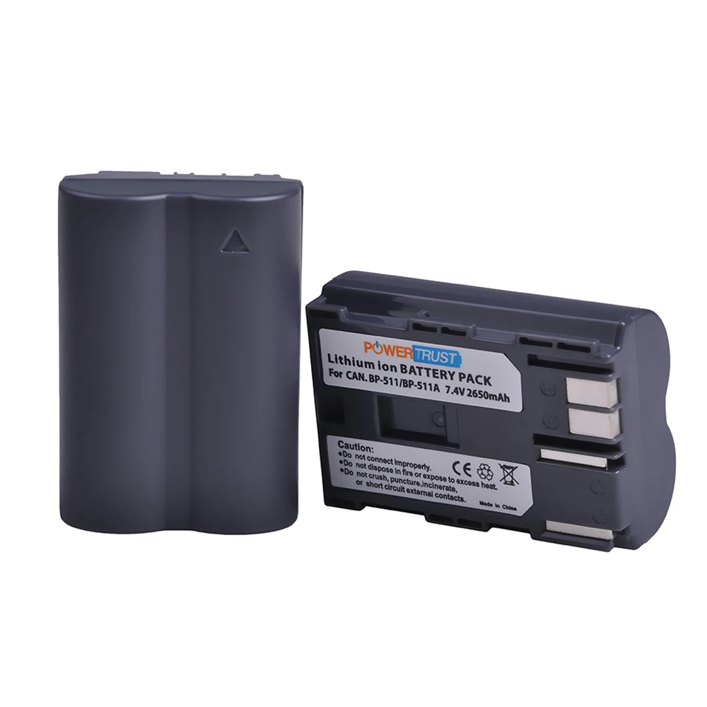 Аккумулятор для камеры BP511 BP 511 1 шт. батарея Canon EOS 40D 300D 5D 20D 30D 50D 10D D60 G6 511A с