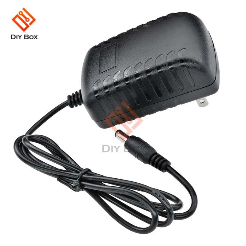 AC 100-240 V DC 12V 2A US EU Plug адаптер питания конвертер зарядное устройство 5,5*2,1 мм Интерфейс длина линии 1 м