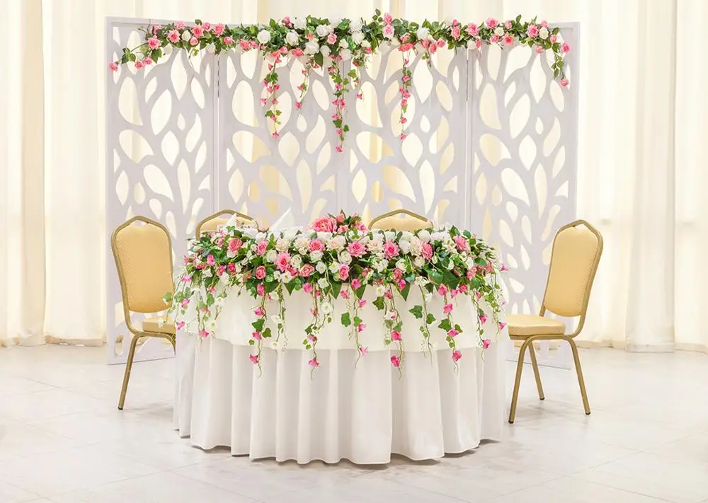 

Beautiful romantic wedding theme photo background wedding photo studio props