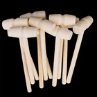 10 шт. мини деревянный молоток дерево барабанные палочки для морепродукты Омары Краб кожи ремесла ювелирных изделий прикладного искусства (5,51X1,69X0,75 дюймов)