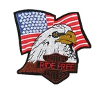 Тактический боевой флаг США лысый орел вышитая термоклейкая нашивка для куртки кепки рюкзака аксессуар сделай сам