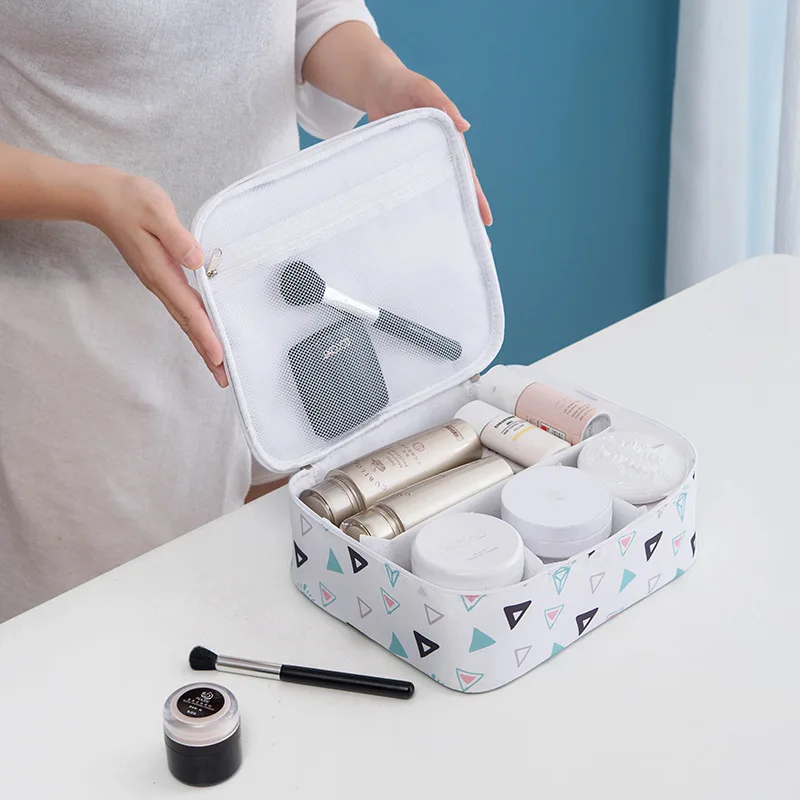 Косметичка женская многофункциональная водонепроницаемая для