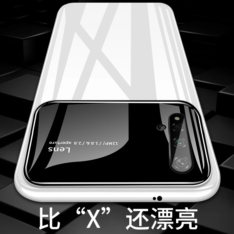 Чехол для Huawei Honor 20 Pro Роскошный Жесткий чехол из поликарбоната и закаленного