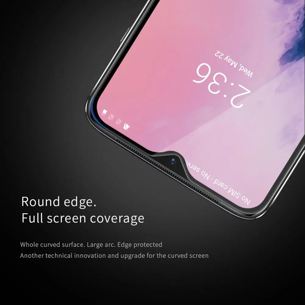 Изогнутые с полным охватом для Oneplus 7 Oneplus7 One plus закаленное стекло Nillkin XD CP + MAX