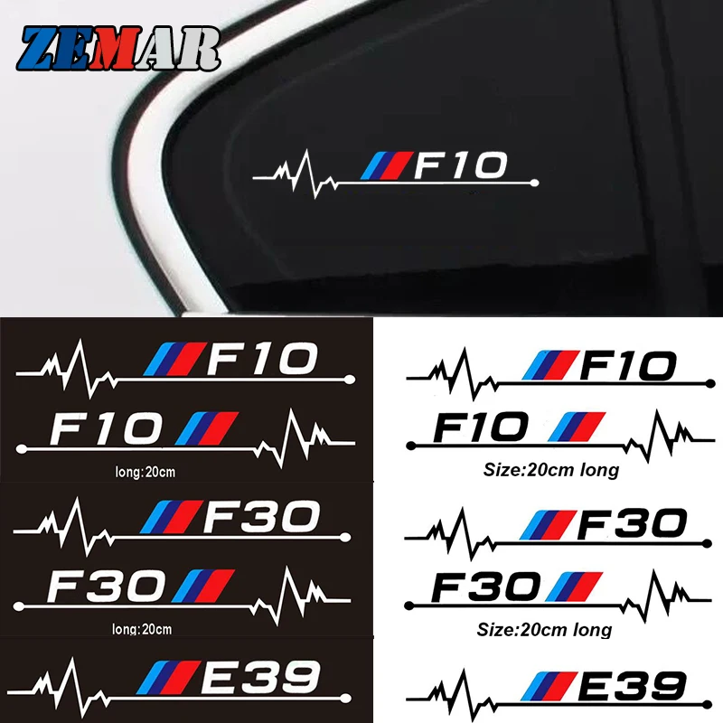 Наклейка на автомобильные окна для BMW G20 E90 E60 E39 E36 F30 F10 series 1 E87 F20 X6 E71 E46 coupe E38 F22 F34 E61
