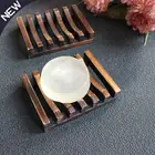 Натуральное деревянное мыло тарелка аксессуары для ванной комнаты Органайзер Домашний для хранения тарелка для душа прочный портативный держатель для мыла