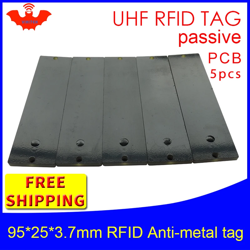 UHF RFID Метка 915 МГц 868 Alien Higgs3 EPC 5 шт. Бесплатная доставка 95*25*3 7 мм прямоугольная печатная плата Смарт Пассивная
