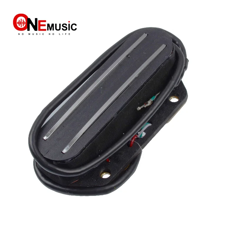 schwarz mit silber dual schiene dual coill magnetische brücke pickup humbucker für telecaster elektrische gitarre free global shipping