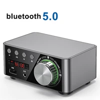 sunbuck mini audio hifi bluetooth 5 0 power class d amplifier tpa3116 digital amp 50w2 home audio car marine usbaux in