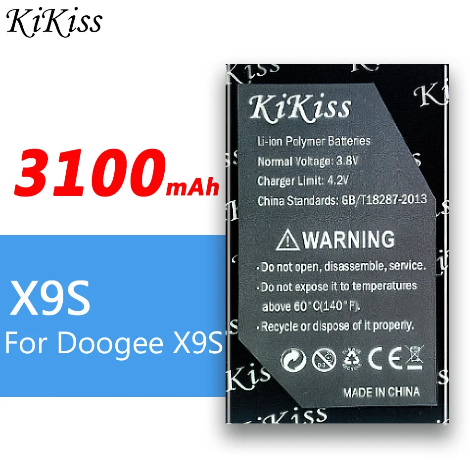 

Фотоаккумулятор Для Doogee X9S, сменный аккумулятор 3100 мАч