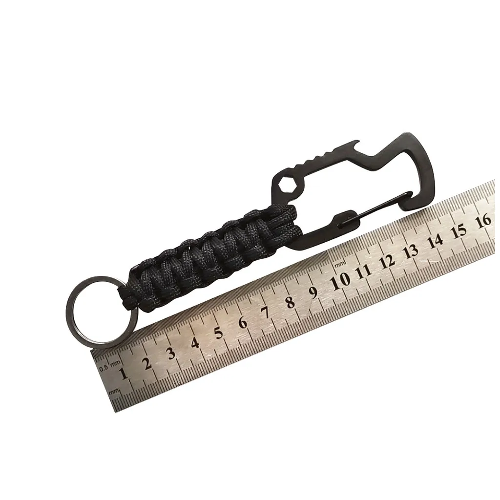 Наружный альпинистский брелок для ключей аварийный Многофункциональный Карабин