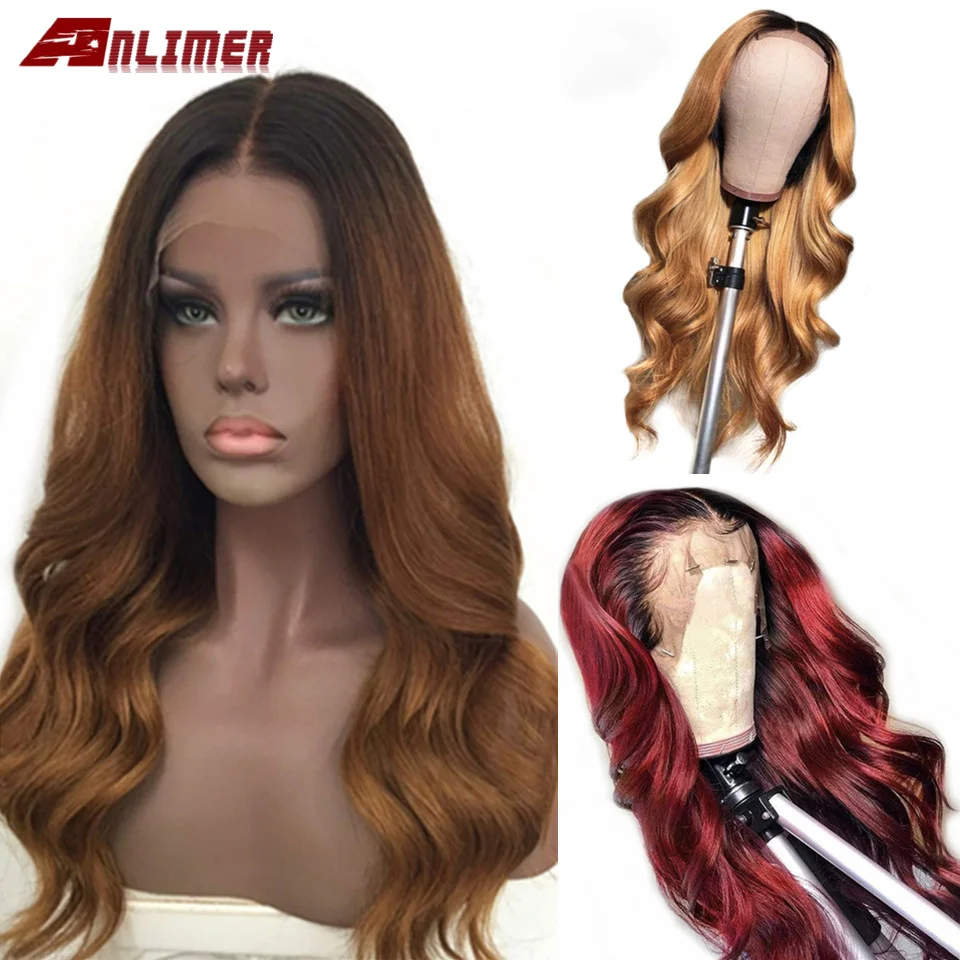 

Парик из натуральных бразильских волос с объемной волной, 1B 30, с предварительно выщипанными вставками, 99J