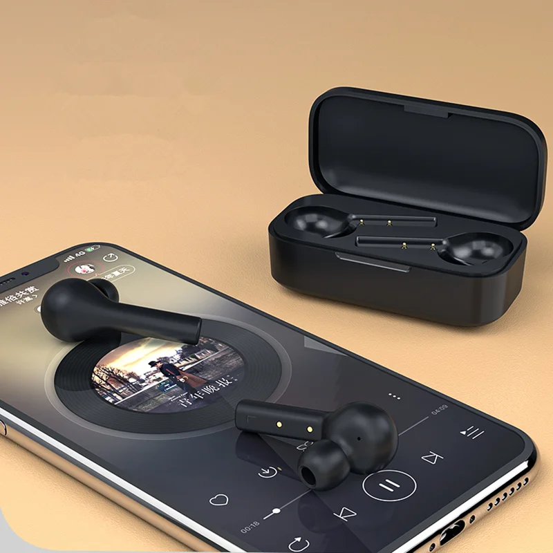 Xiaomi T5, беспроводные Bluetooth наушники, наушники-вкладыши, Беспроводная зарядка, наушники с шумоподавлением, гарнитура, наушники для телефона