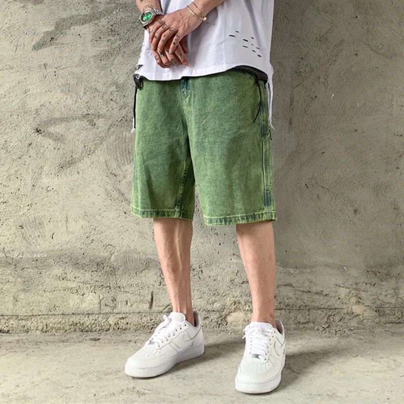 Карго уличная Летняя Повседневная Джинсовая шорты для мужчин Do Old хип-хоп Шорты