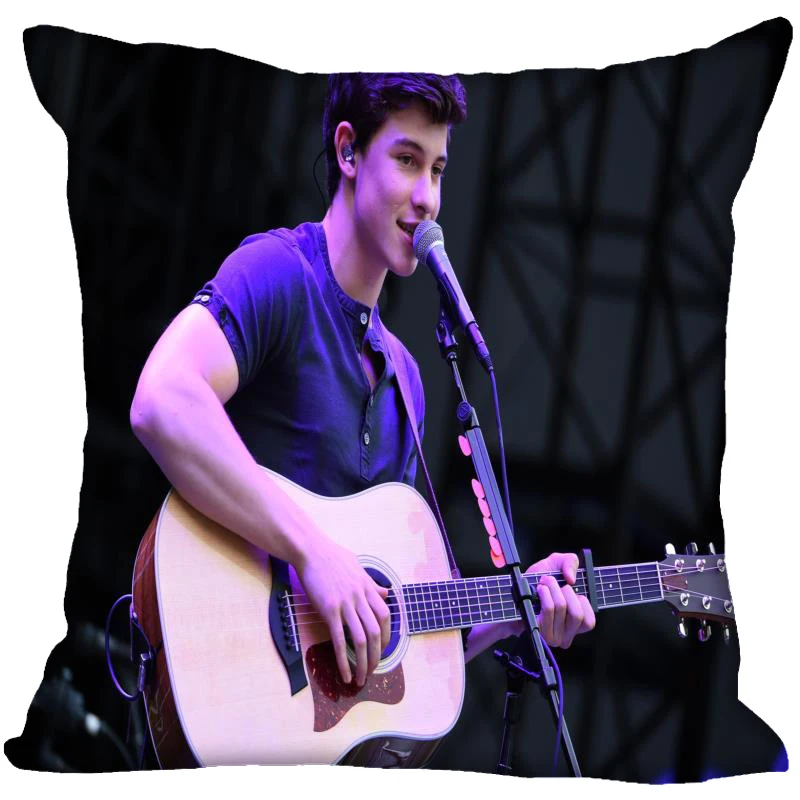 Shawn Mendes Подушка Чехол для дома декоративный чехол на подушки невидимые молнии Подушка Чехол s 40X40,45X45 см - Цвет: 23