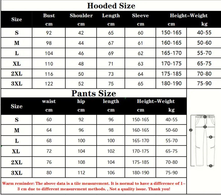 

Men Women Hoodies 2021 New Fall Winter Sweatshirts + Pants Two Piece Set Unisex Tracksuit Casual Hooded Print Clothing S-3XL