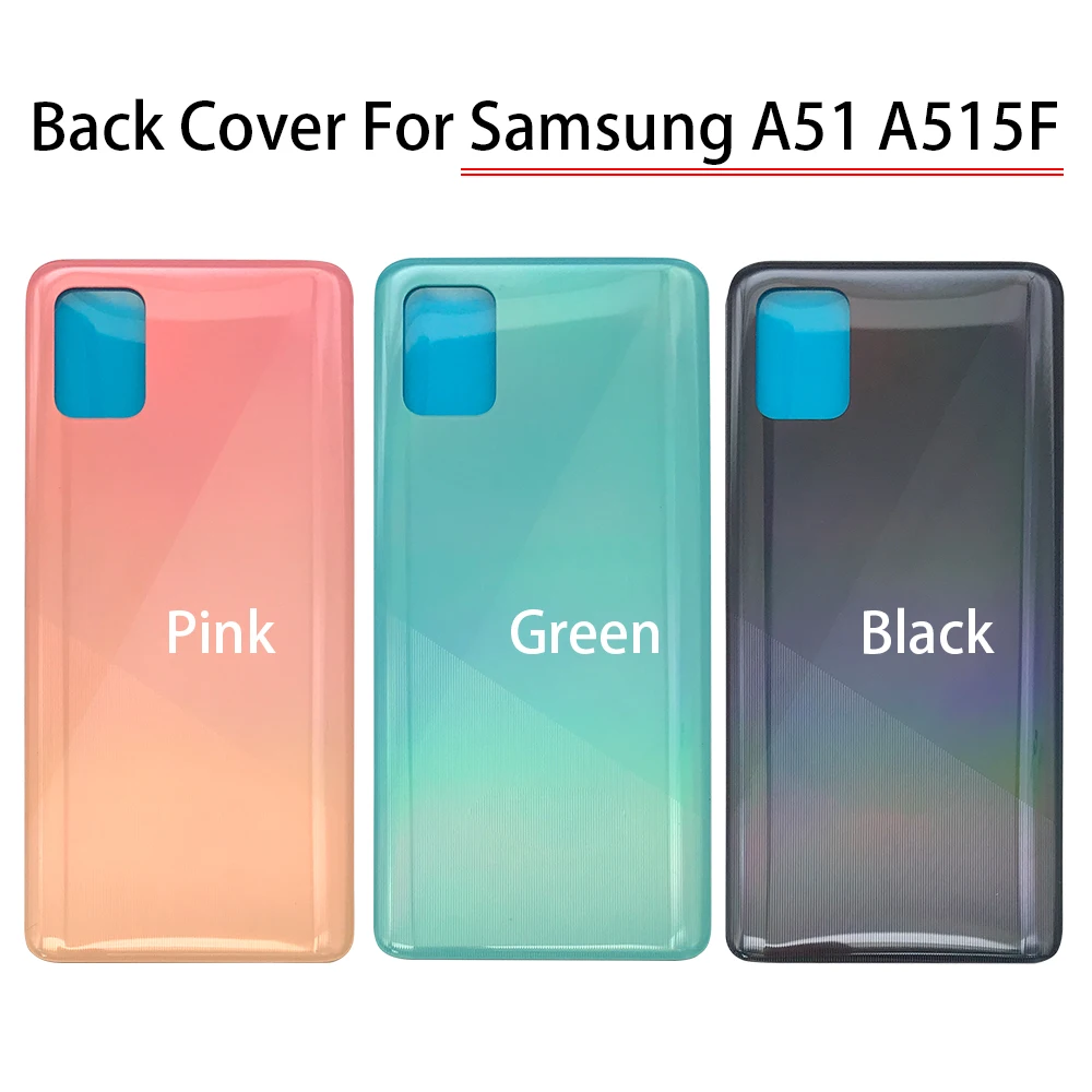 10 шт./лот задняя крышка для Samsung Galaxy A51 2020 Крышка батарейного отсека|Корпусы и